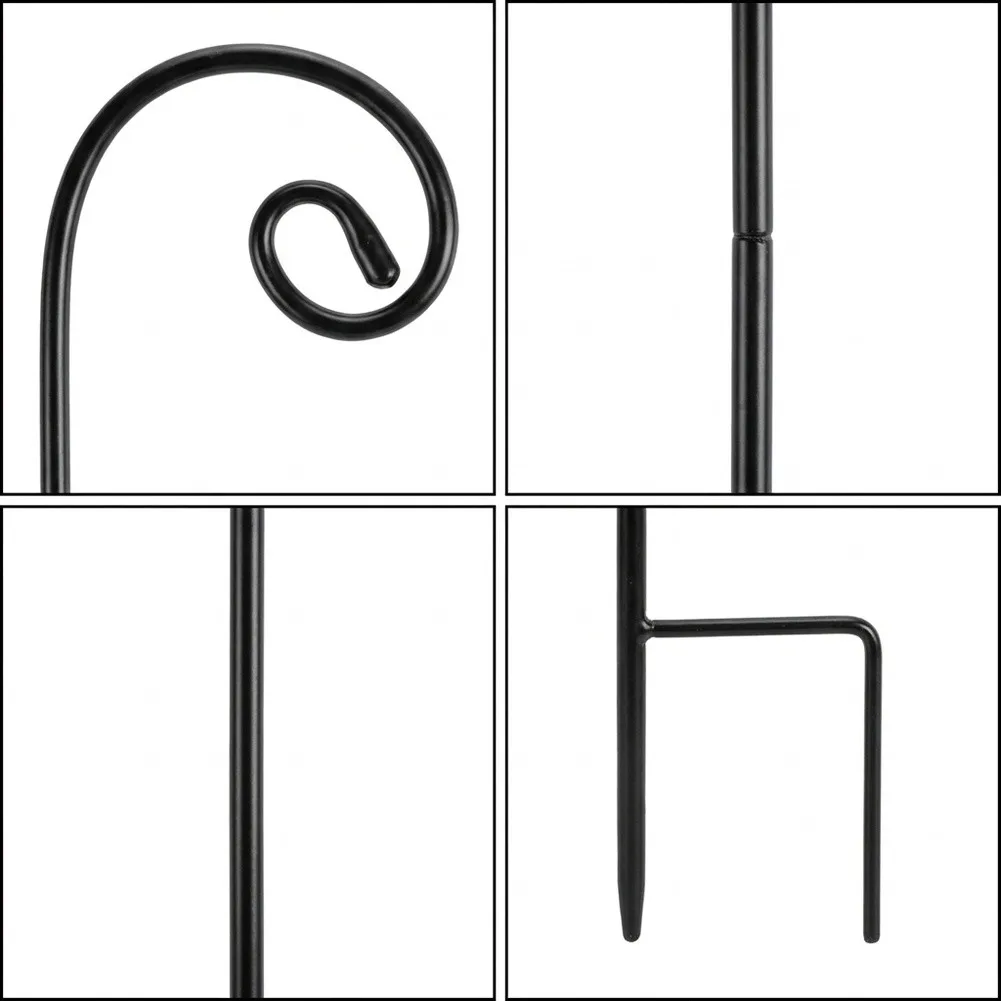 Outdoor Living Space Bird Feeder Hook for shepherd Hooks For Garden Decoration Aviary Elegant Vintage Design Outdoor Decoration