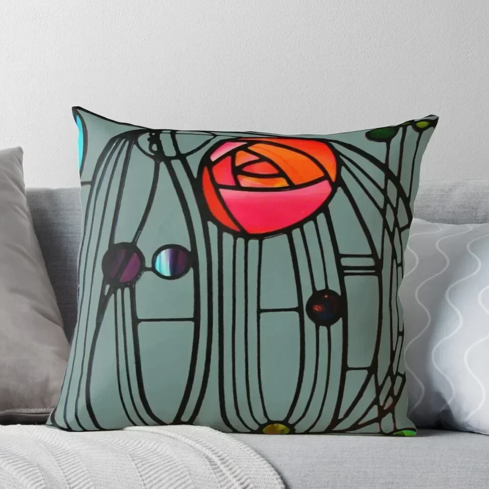 

Charles Rennie Mackintosh - widow,No,02. Throw Pillow pillows decor home Rectangular Cushion Cover Couch Cushions pillow