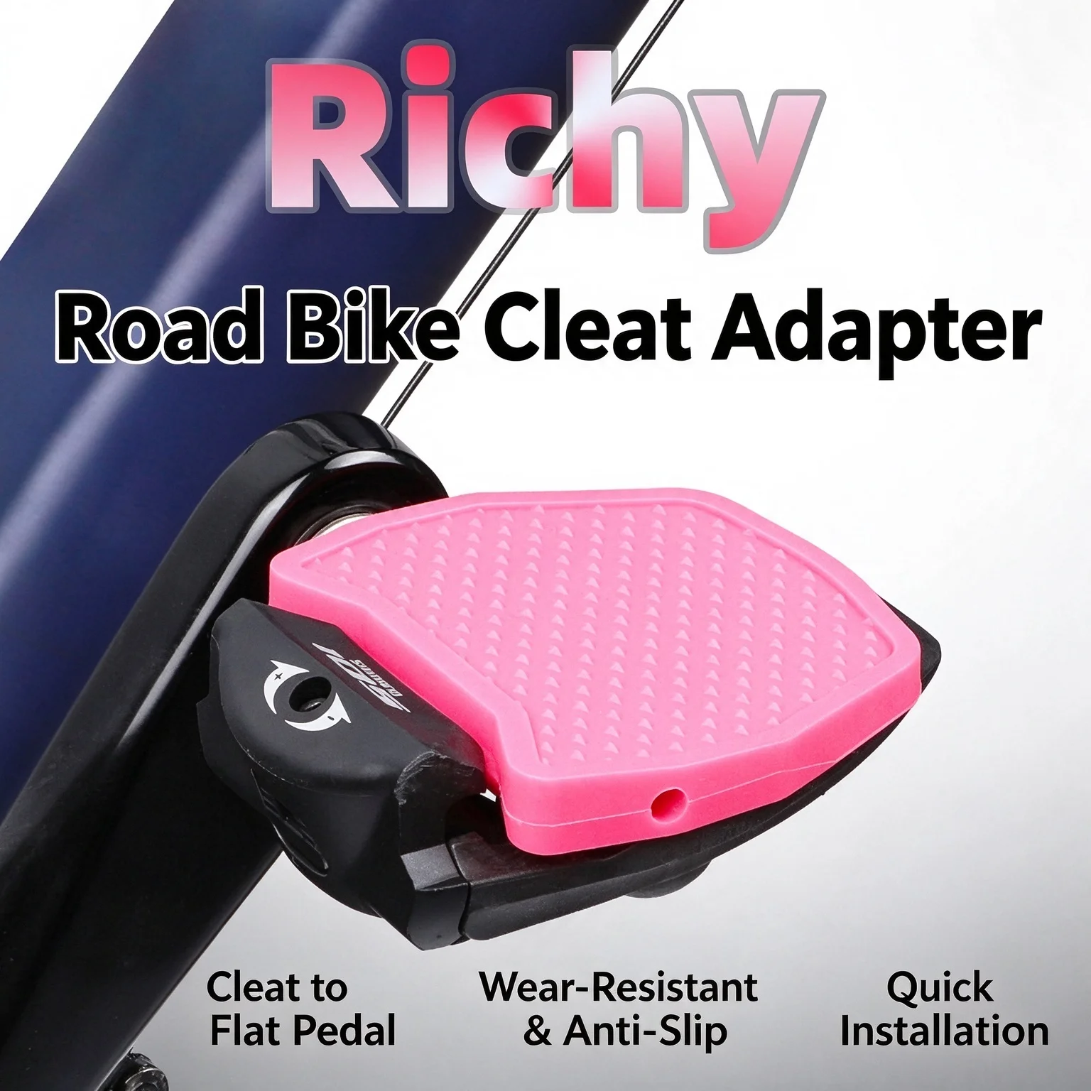Road Bike Clipless Pedals Bicycle Lock Pedal Converter Application SPD KEO Pedal Adapter Ultralight Fit Shimano SPD KEO