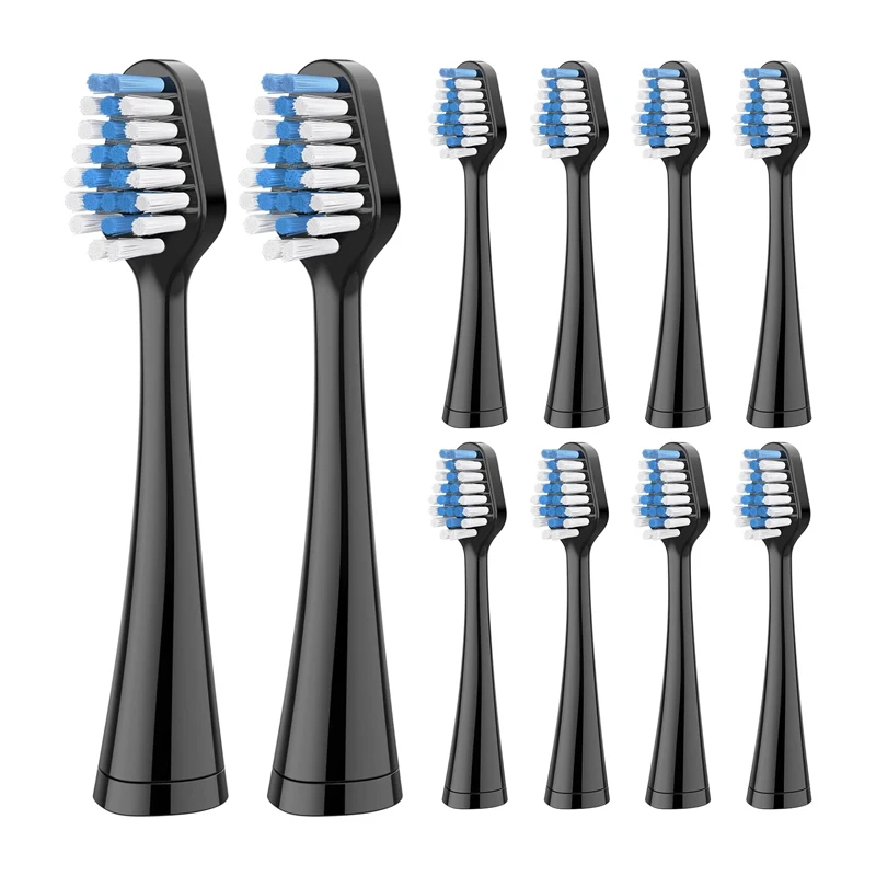 10 Stück Ersatz Zahnbürsten köpfe tief saubere Zahnbürsten köpfe für Aqua sonic Duo und Home Dental Center elektrische Zahnbürste – Detail 1