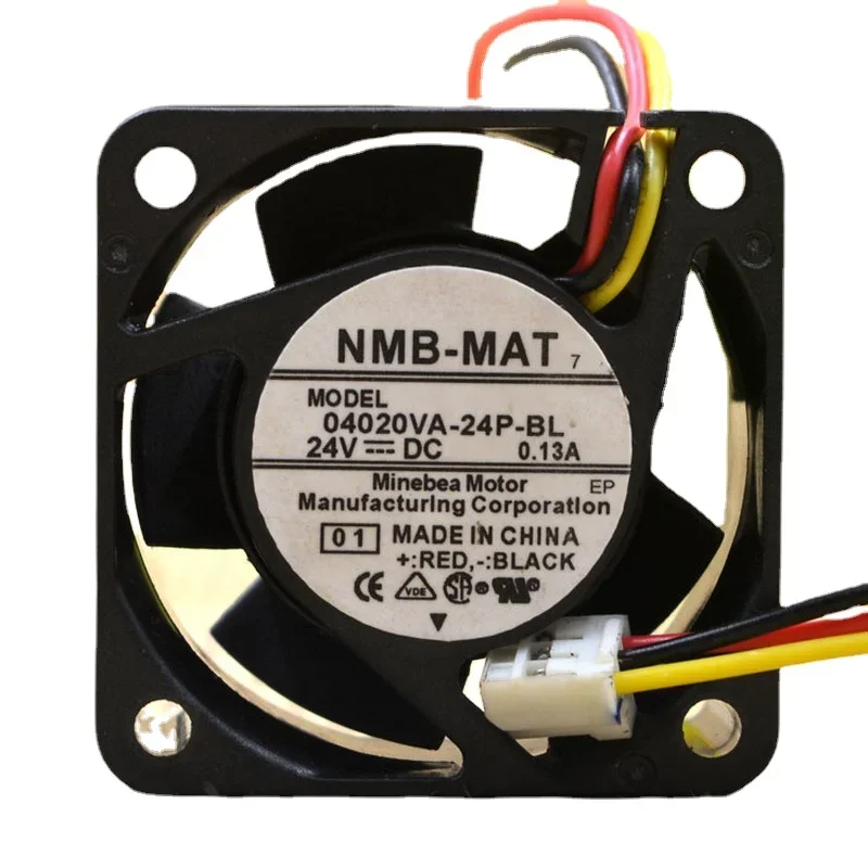 New Fan For NMB 04020va-24p-bl 4020 24V 0.13A 4CM Fan 40x40x20mm