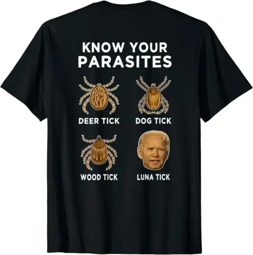 Divertido Anti Joe Biden (en la parte posterior) Gran Idea de regalo, camiseta, S-3XL