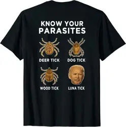 Zabawny Anti Joe Biden (na plecach)!! Świetny pomysł na prezent t-shirt S-3XL