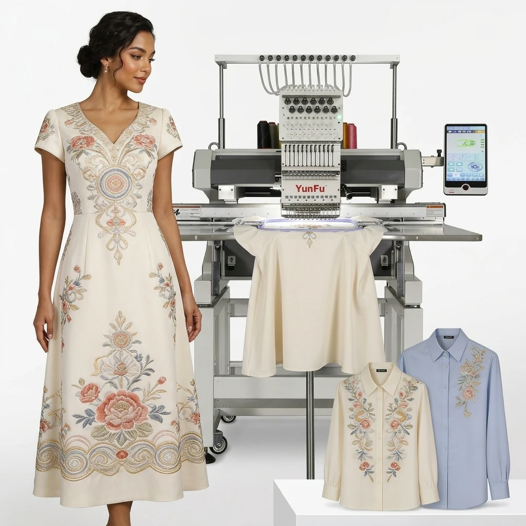 Lightweight High Single Head Embroidery Machine BL-1201E 1200 RPM Home Use Bearing Simple Control for Beginner