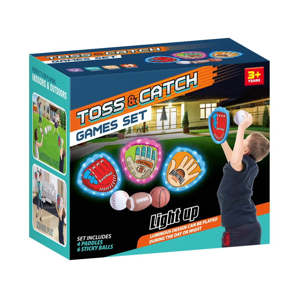 Nieuwe kinderen lichtgevende doelbal honkbal speelgoed buiten vrije tijd feest ouder kind interactie geschenk speelgoed sport speelgoed