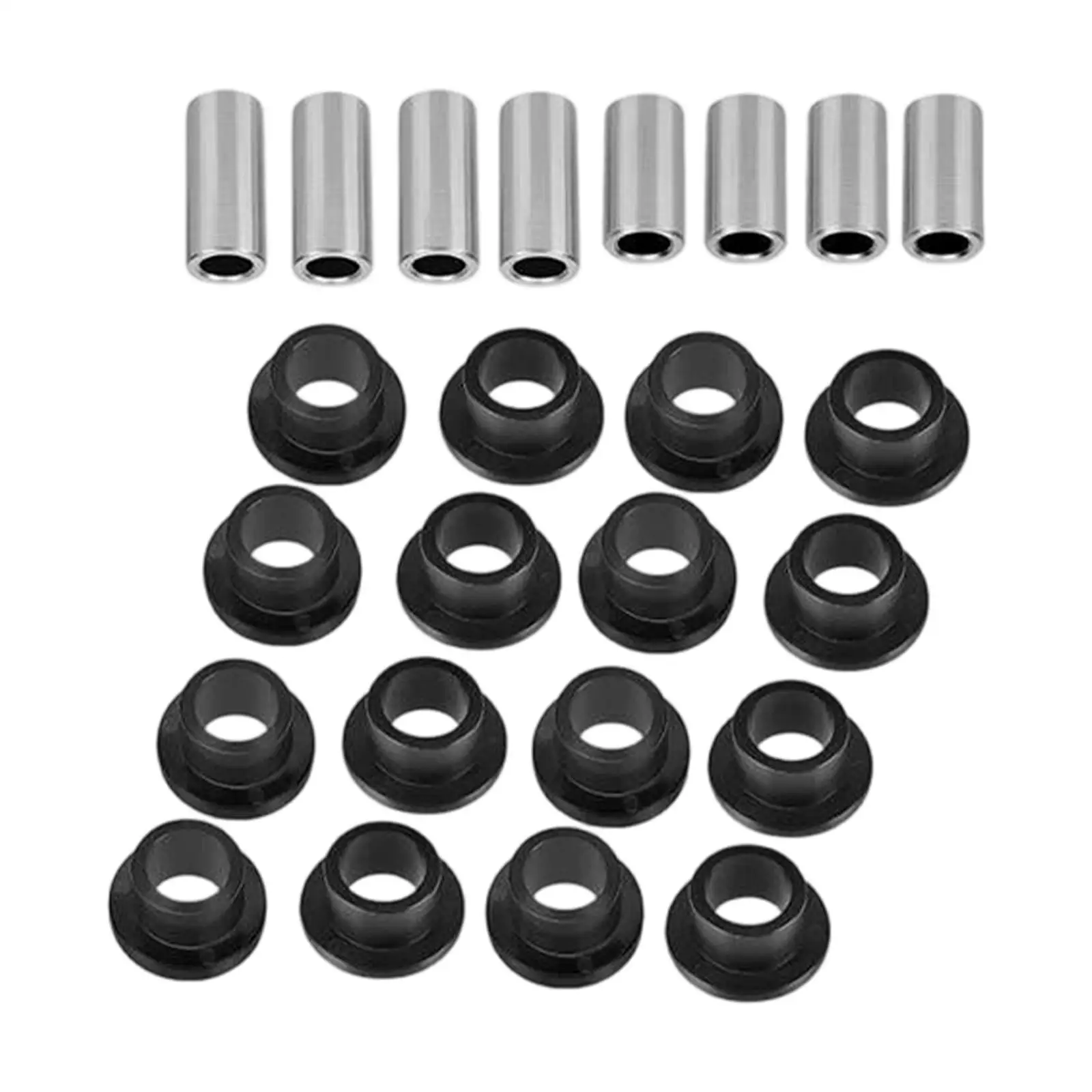 

Auto Front Rear Shock Bushing Sleeve Kit Replacement High Strength Steel POM for Polaris Ranger ATV UTV Smooth Suspension