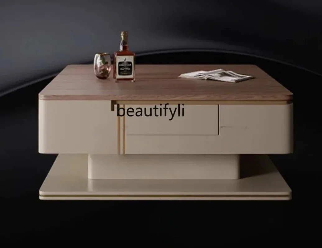 A176 Automatic lifting mahjong table, coffee table solid wood electric mahjong machine dual-purpose integrated small apartment