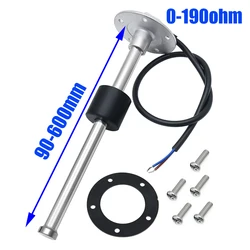 0-190 ohm Fuel Level Sensor 304 Stainless Steel Oil Fuel Float Sensor Customized 120 140 220 280mm 600mm fit Boat Car Fuel Tank