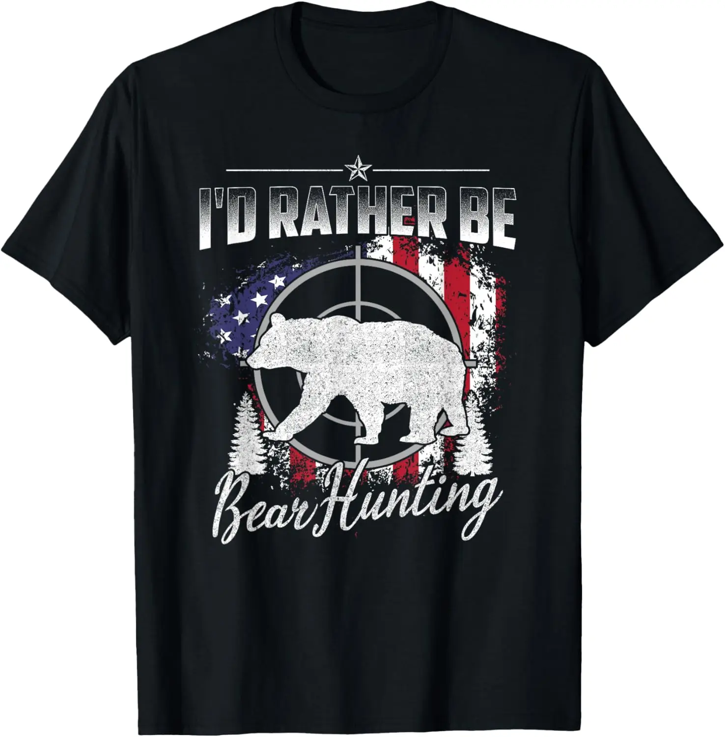 

Забавная футболка с рисунком охотничьего любовника для женщин и мужчин, футболка «Охотники за медведя»