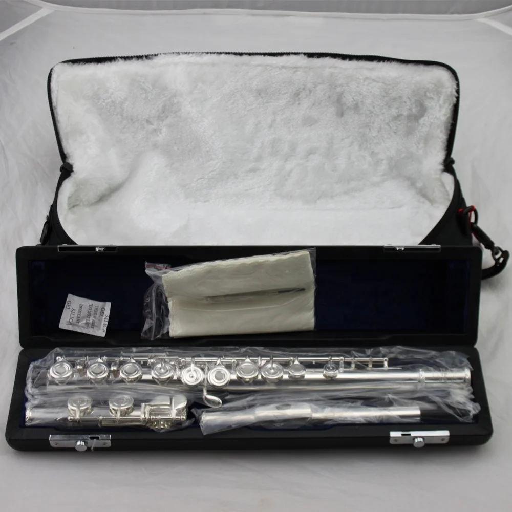 Cupronickel body Silver plated 16 open  hole Tone C flute