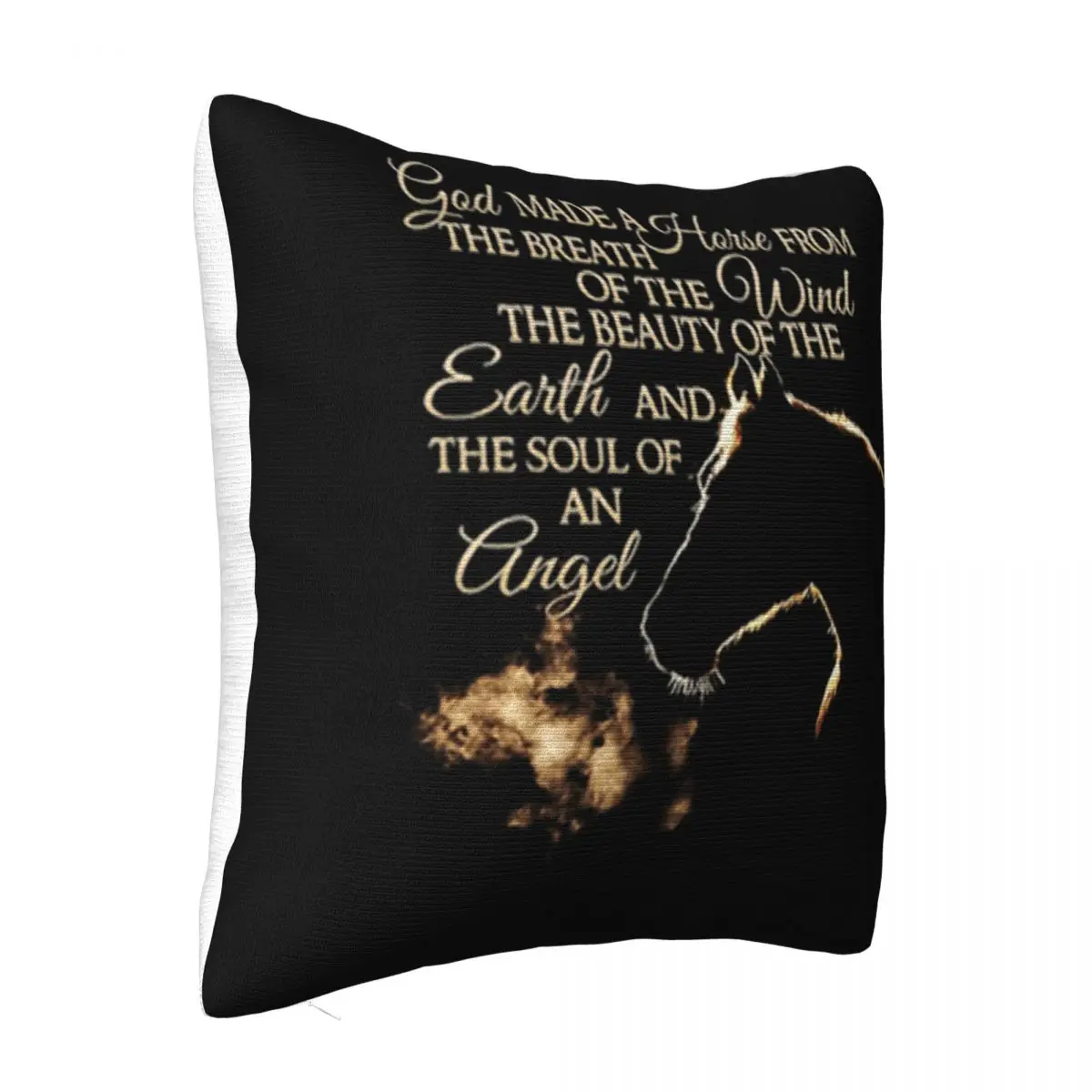 God Made A Horse From The Breath Of The Wind Earth Soul Angel Cheap Sale Lowest Price Pillow Case