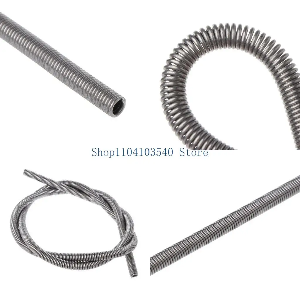 

02DC 1Pc AC220V FeCrAl Kilns Furnaces Casting Heating Element Coil Silver Tone Coil Heater 7mm Dia 792mm Long 3000W