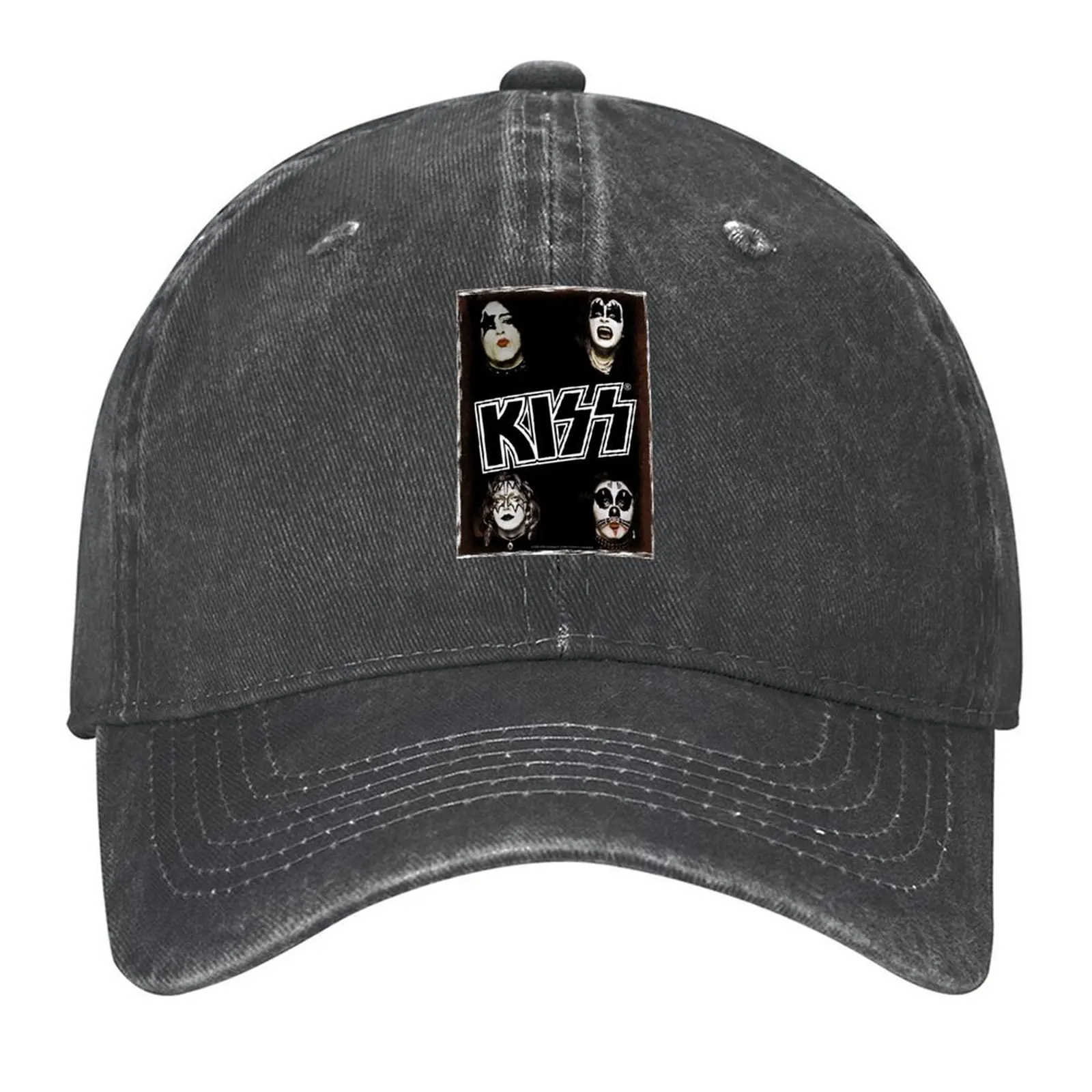 

Vintage kiss original band Baseball Cap Beach Outing foam party Hat Hat men Snapback Cap Caps For Men Women's