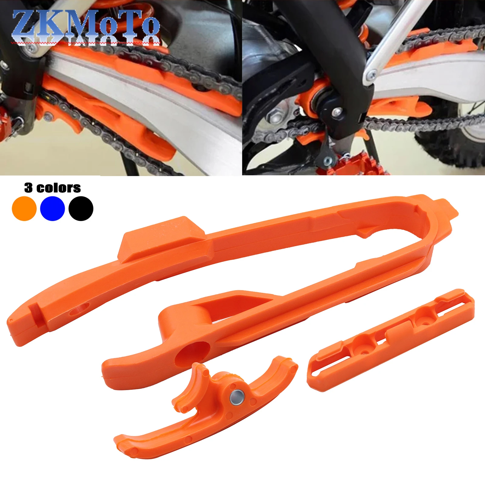 Brake Hose Clamp Chain Slider Sliding Piece Guard Kit For KTM SX XC XCF SXF SMR ENDURO SMC 125 150 250 300 350 450 690 2008-2020