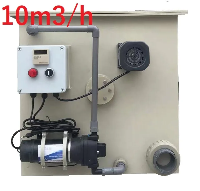 

Механическая система фильтрации пруда кои Фильтр экрана роторного барабана для аквакультуры сельского хозяйства рыбы