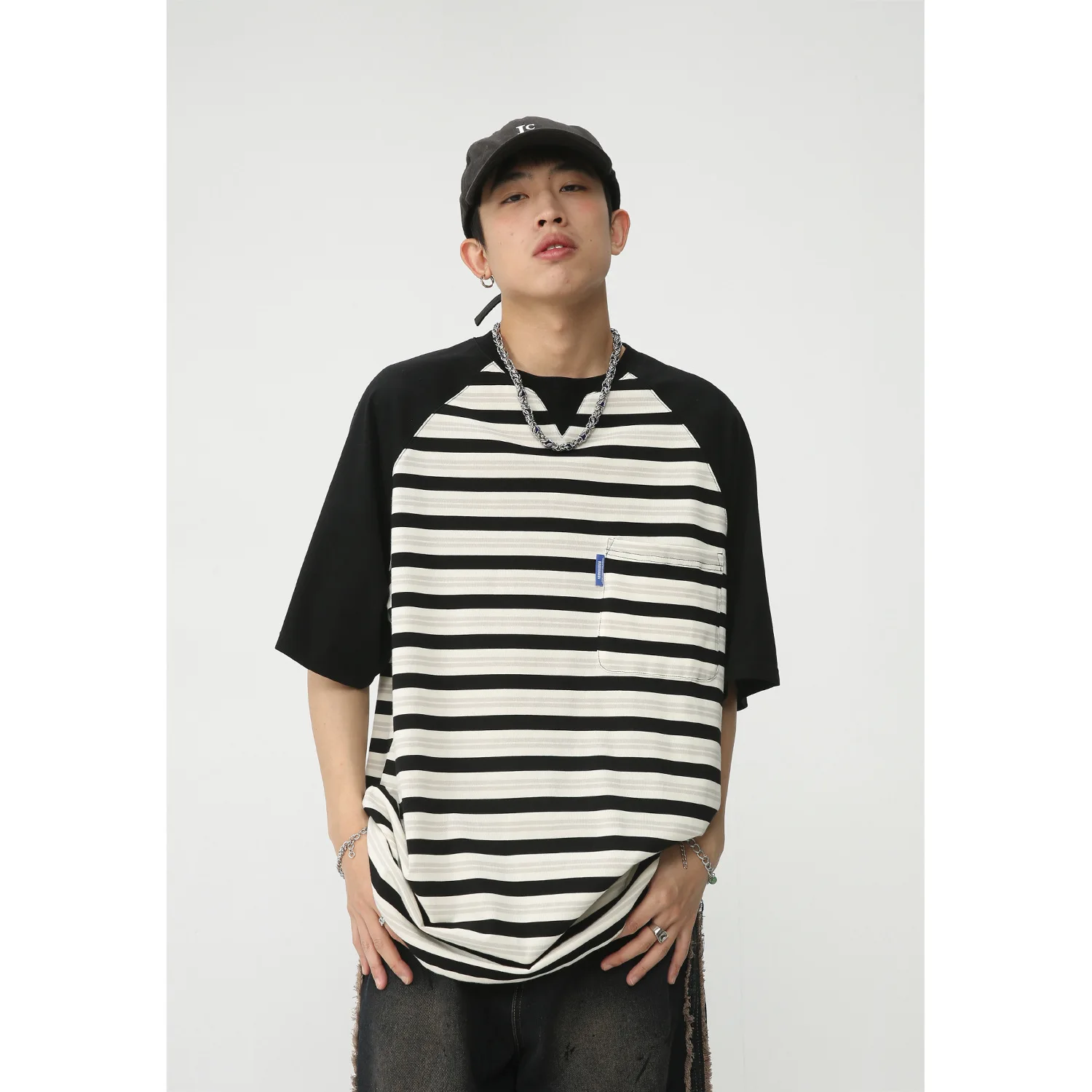 

Men hip-hop casual fashion men's High Street Retro Street clothing