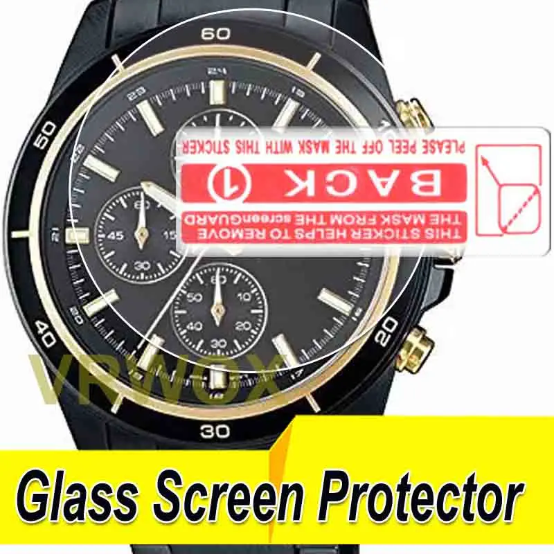 

2PCS/3PCS Glass Screen Protector For EFR-526BK EFR-535BK EFR-546D EFR-303L EFR-304D EFR-500 Watch,2.5D Rounded Edges 9H