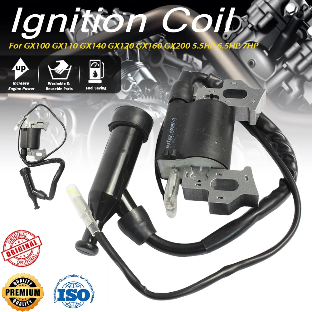 

GX100 GX110 GX140 GX120 GX160 GX200 5.5HP 6.5HP 7HP For Ignition Coil