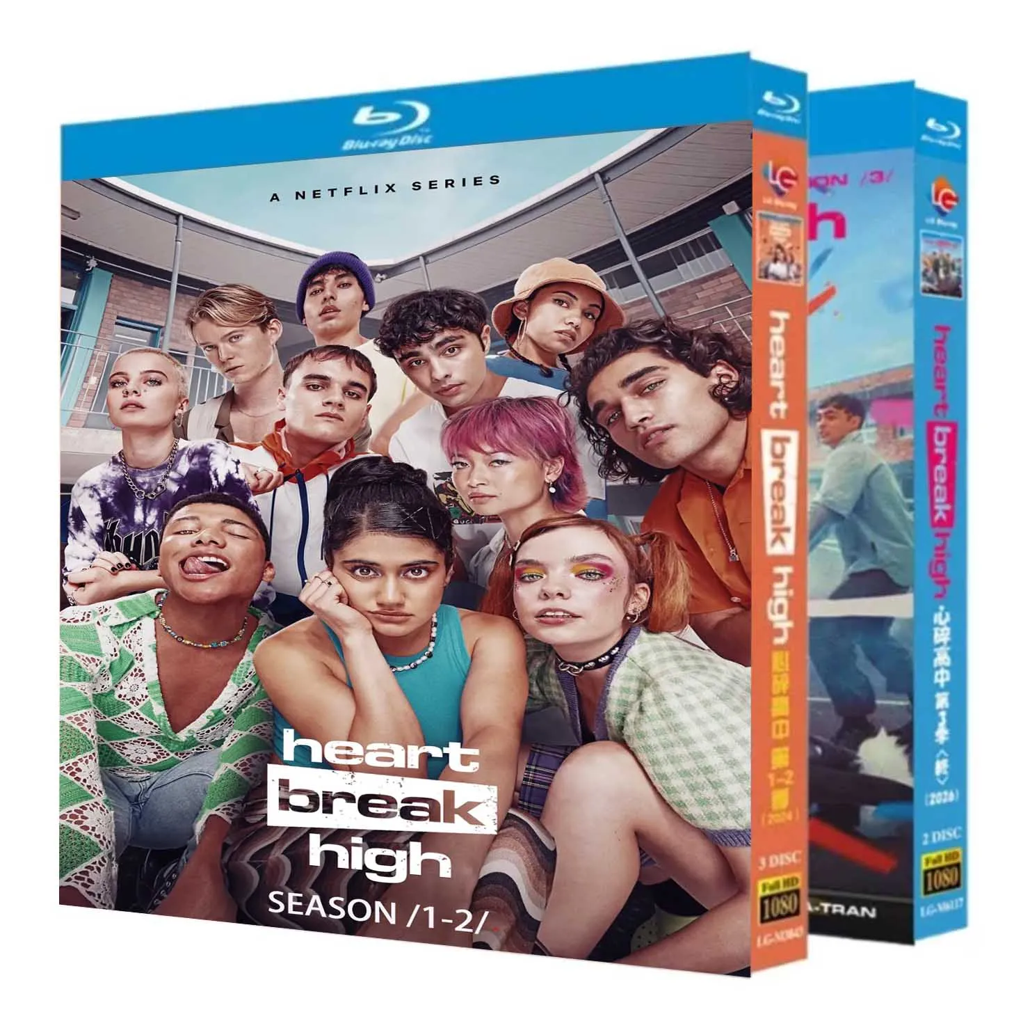 Heartbreak High Staffel 1-3 (2026) 5-Disc Neu Versiegelte Box-Set Blu-ray Disc High Definition BD