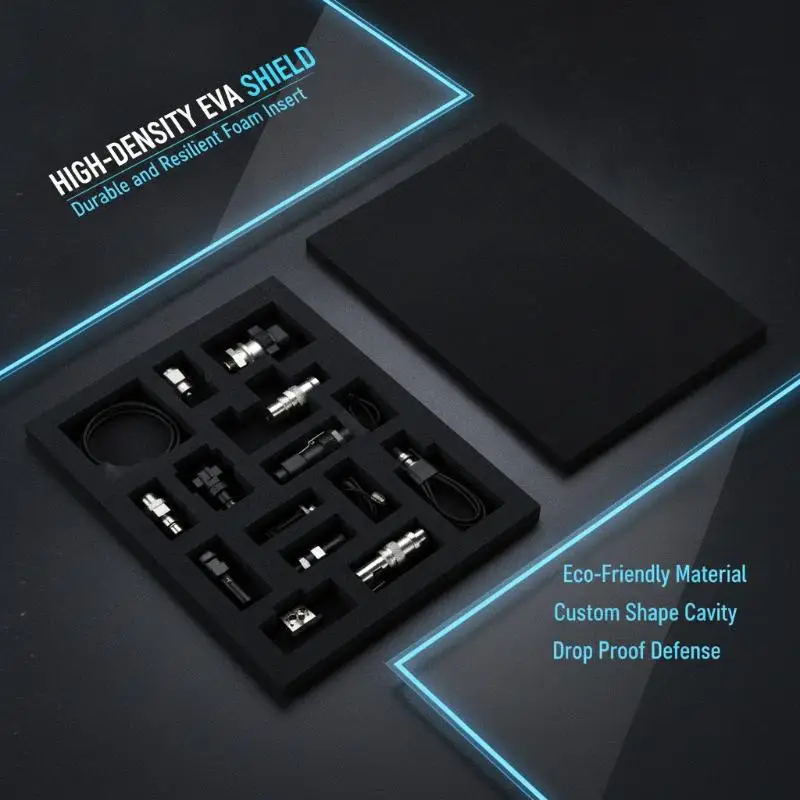 1Pc Pick Apart Foam Insert Pick And Pluck Foam Pluck Pre Cube Sheet Foam With Bottom Use For Board Game Box Cases Storage