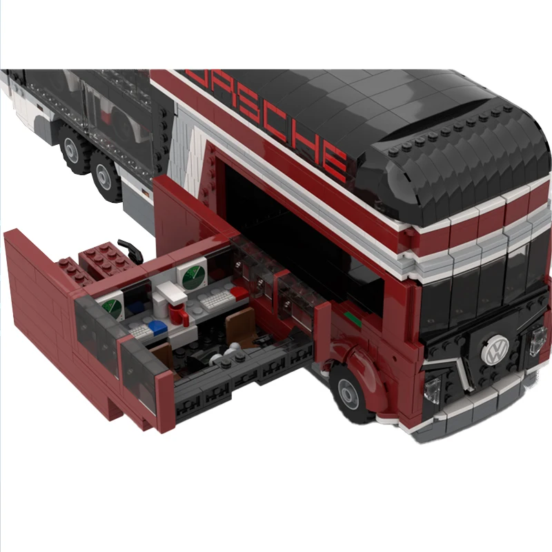 City Series Racing Transportvoertuig Bouwsteenmodel Passagiersvervoer Assemblage Technologie Bakstenen Speelgoed Kindercadeau