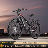 RANDRIDE YG90 A/B E-Bike 1000W motor 48V17AH 80KM Range 27.5\