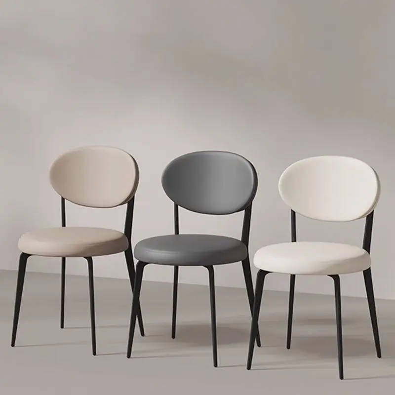 Italian style dining chairs, modern minimalist designers, chairs, backrest, dining tables, chairs,comfortable negotiation chairs