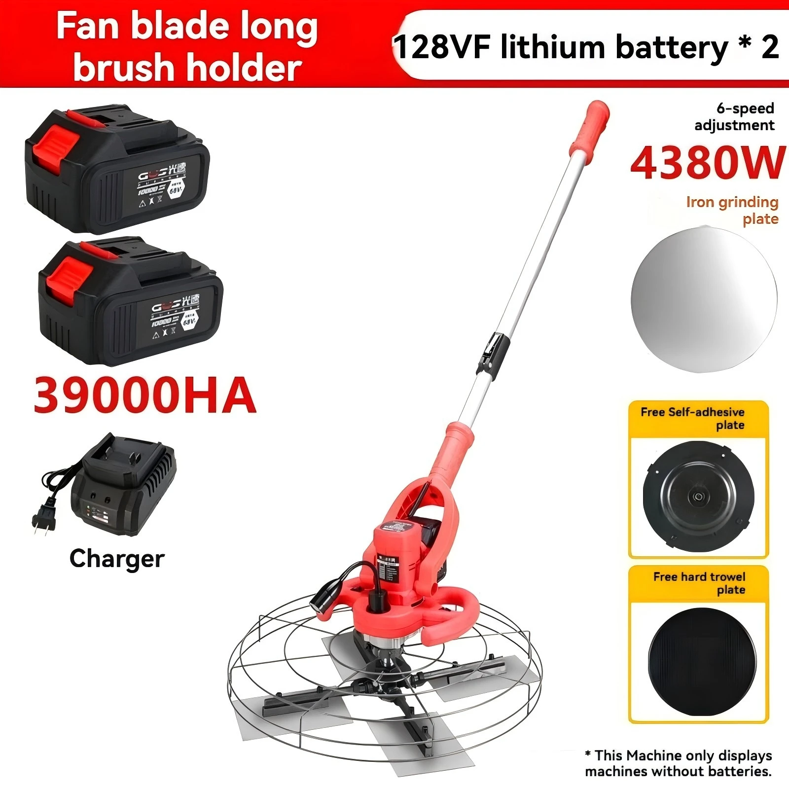 New Cement trowel machine Concrete floor electric polisher Pavement blade collector Floor trowel machine Calender