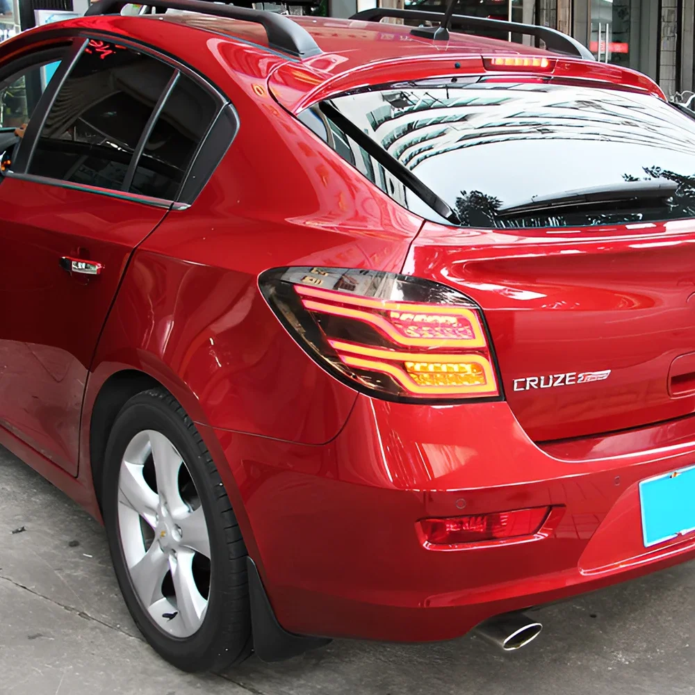 

Авто задние фонари для Chevrolet Cruze Hatchback 2009-2014, светодиодные автомобильные задние фонари в сборе, обновленный динамический поворотник, аксессуары
