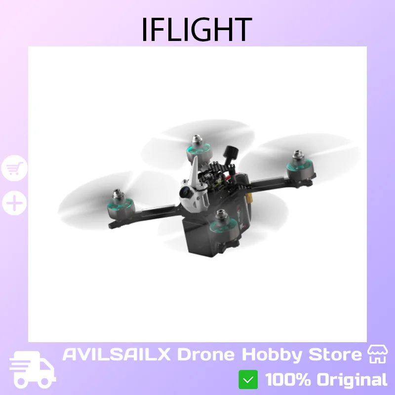 

iFlight Mach R5 Ultra 6S Analog FPV Race Drone 5.8G 25mW/5.8G 600mW with 2.4GHz RX