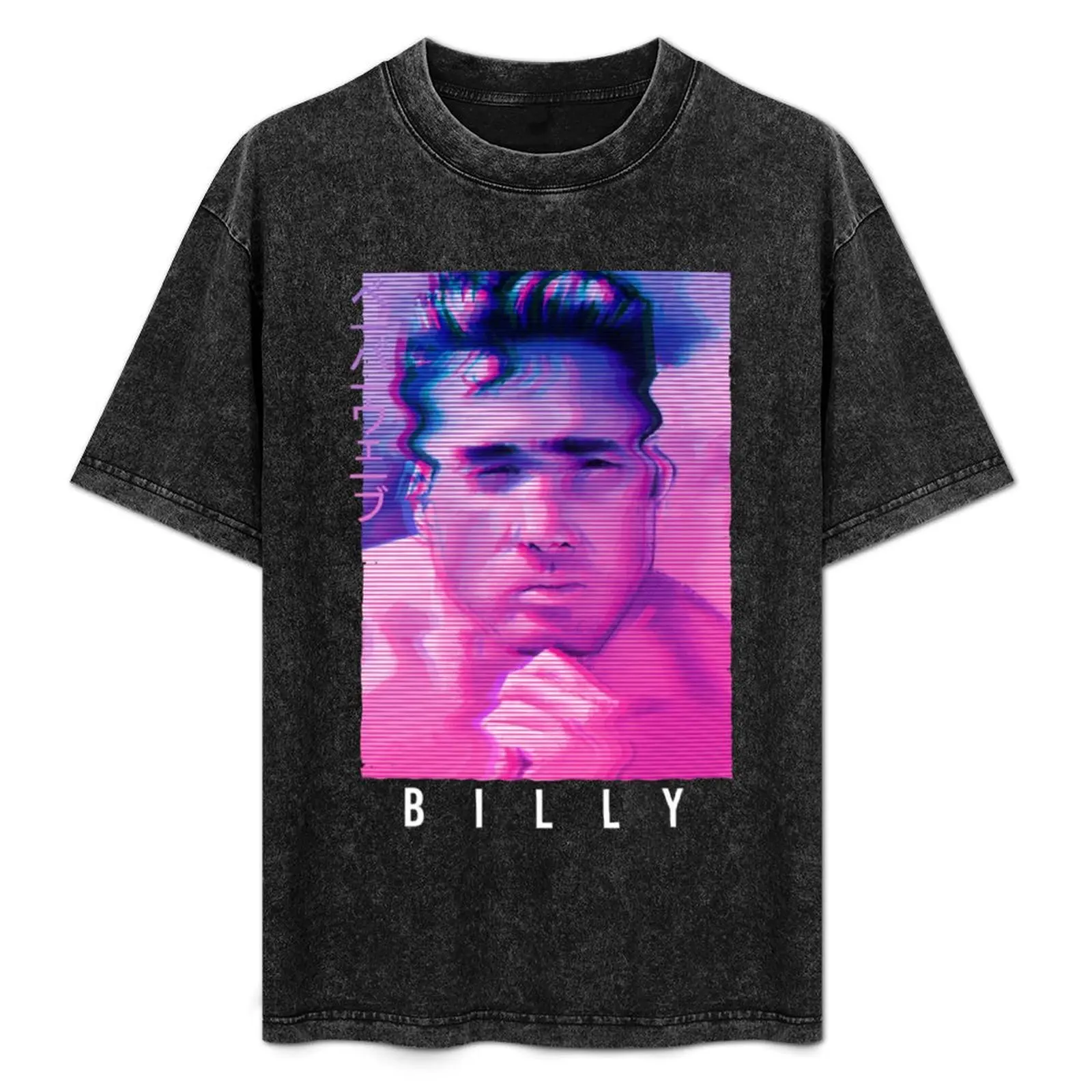 

Vaporwave Billy Gachimuchi Herrington T-Shirt Casual Graphic Print Tee