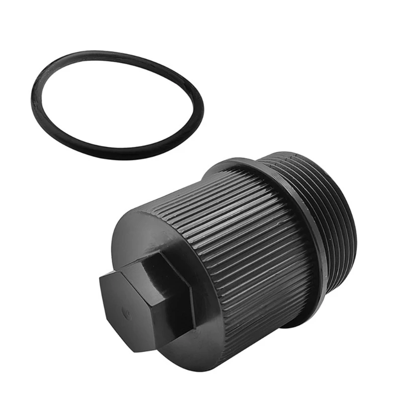 

Pool Filter Drain Caps Replacement ABS Construction Drain Plug Assembly O Rings