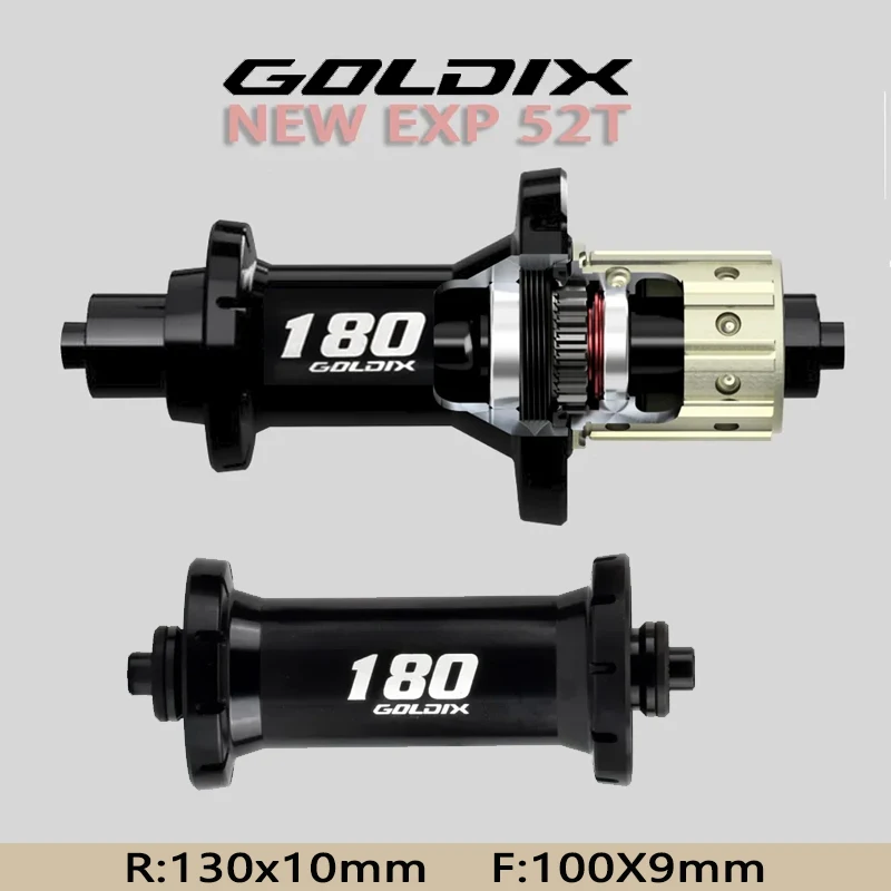 

GOLDIX R180 Road Bike Hub - Ultra Light 52T Ratchet System HG/XDR (20H/24H) 2:1 Highway U-shaped Brake Bicycle Accessories
