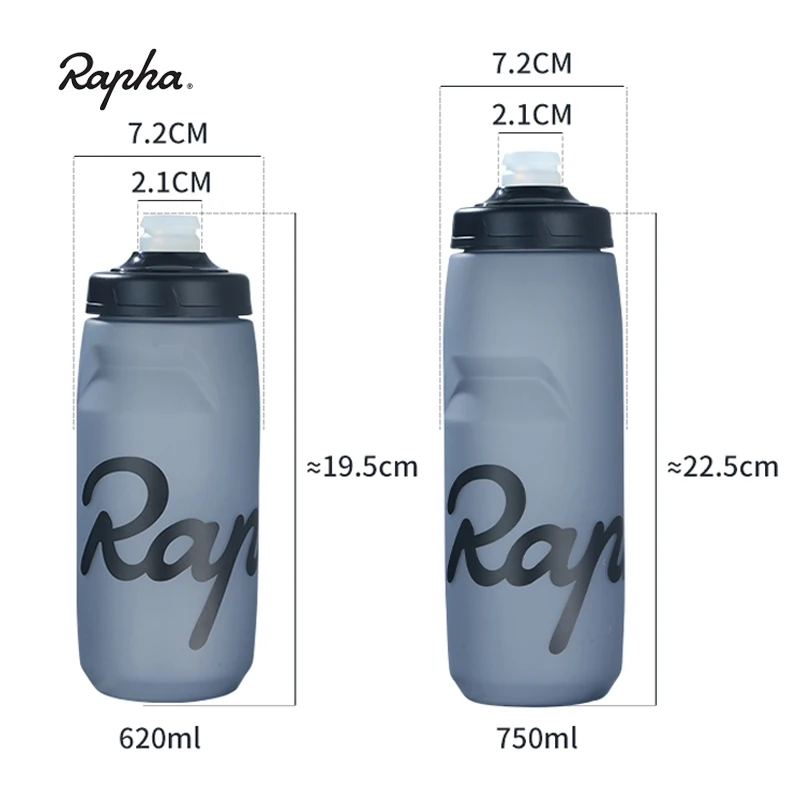 Rapha Cycling Water Bottle 750/620ml PP5 Food Grade Flip Dust Cover Squeeze Sports Fitness Water Cup Bicycle Leak-proof Kettle