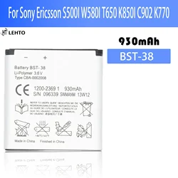 New 100% Original BST-38 Battery For Sony Ericsson S500I W580I T650 K850I C902 K770 phone Batteries Bateria