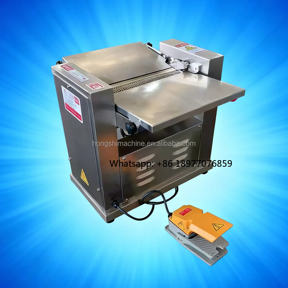 2026 Sweden Automatic Meat Slicing Machine Long Slice Pork Slicer Pork Peeling Machine Beef Peel Meat Cutter Machine P