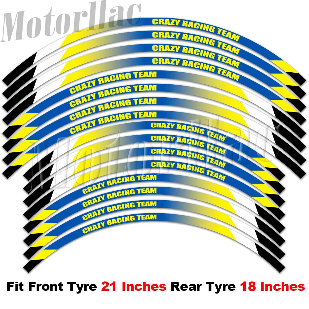 Reflektierende Motorrad-Felgenaufkleber Streifen-Dekor Zubehör für Husqvarna 701 TC 125 250 FC450 FC250 FC350 FE TE – Detail 6