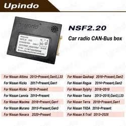 Car Stereo Android Radio CANbus Box Decoder Adapter For Nissan X-Trail Teana Qashaqi Murano Sylphy Maxima Kicks Lannia