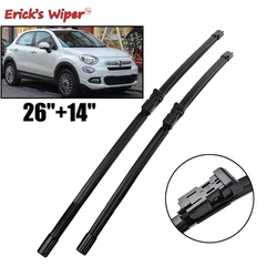 Erick's Wiper LHD Front Wiper Blades For Fiat 500X 2014 - 2023 Windshield Windscreen Clean Window Car Rain Brushes 26