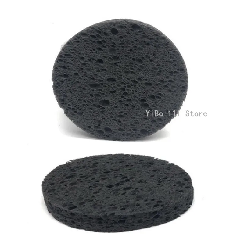 عبوة كبيرة من إسفنجات الوجه المستديرة 5/10/50/200 قطعة وسادات تنظيف طبيعية مضغوطة مقشرة للعناية ببشرة الوجه