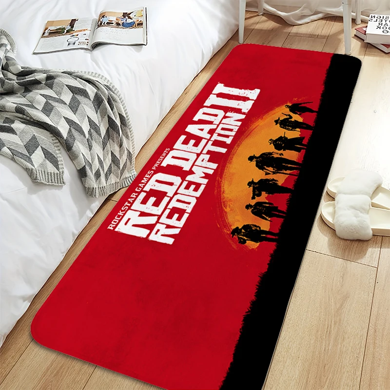 

Bedroom Rug Red Dead Redemption 2 Doormat Entrance Door Hallway Corridor Carpet Kitchen Living Room Non-slip Floor Mat