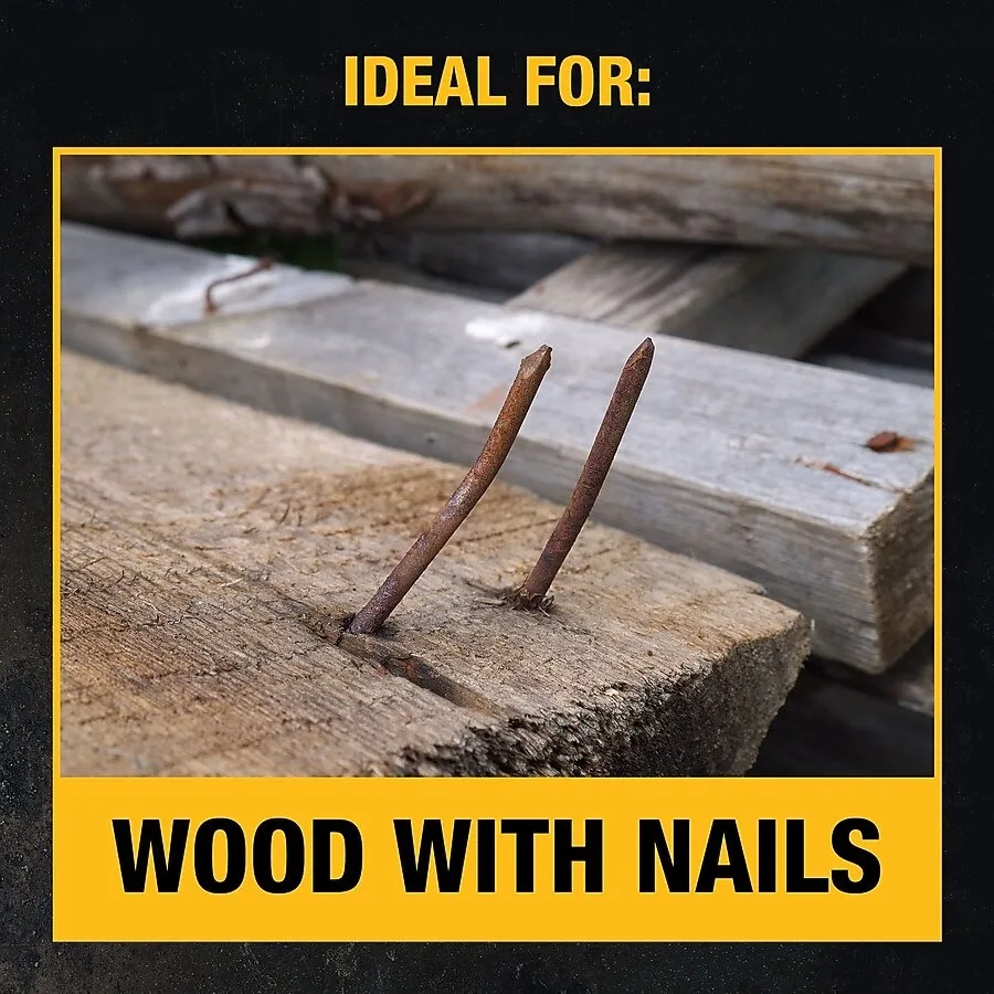 DEWALT DWA4281 Titanium Nitride Coated HSS Oscillating Tool Blade Tool Accessories Precision Cuts And Longer Lifespan