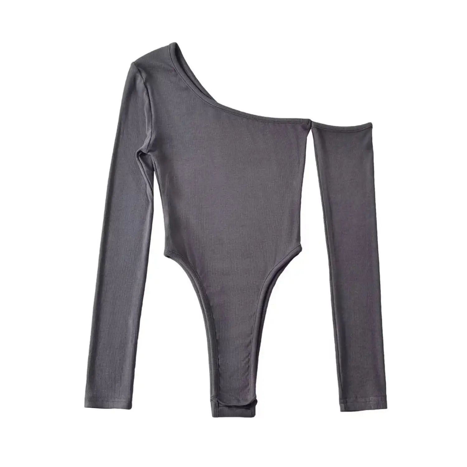 Bodysuit mit Strasssteinen für Damen, mittellang, knielang, bequem, atmungsaktiv, leicht, weich, schlicht, einfarbig, solide Basis-Unterbekleidung, sexy