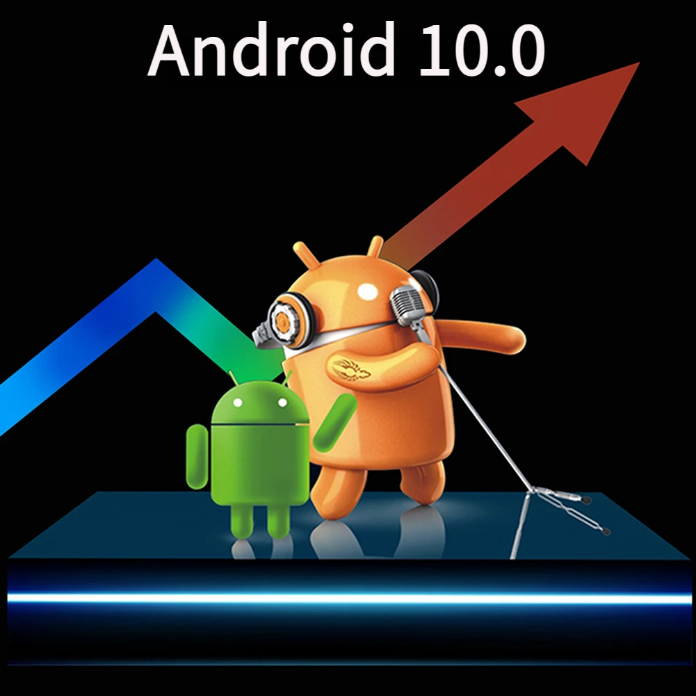 T95 Mini-TV-Box Android 10, Set-Top-Box HDR 4K Quad-Core H.265 WiFi 4G Smart Media Player IPTV Allwinner H3