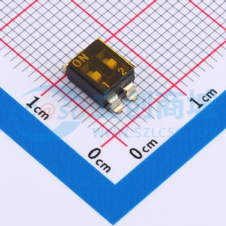 23 шт. DSIC-02-TS-GER SMD P 2,54 мм SPST 2 2,54 мм DIP-переключатель