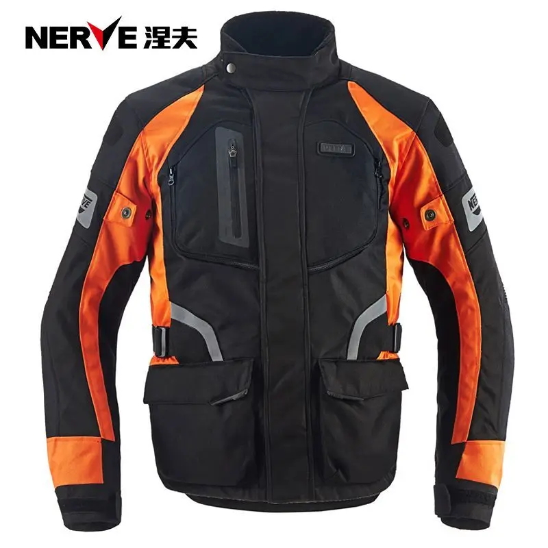 Men's motorcycle riding suit 4-season heavy motorcycle clothing drop-proof waterproof warm motorcycle pants snowmobile jacket