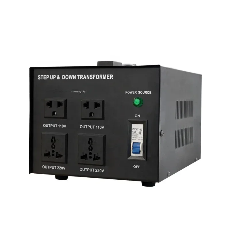 Step up/down transformer/voltage converter 110v/120v/220v/240v CE approved used in 220v or 110v countries