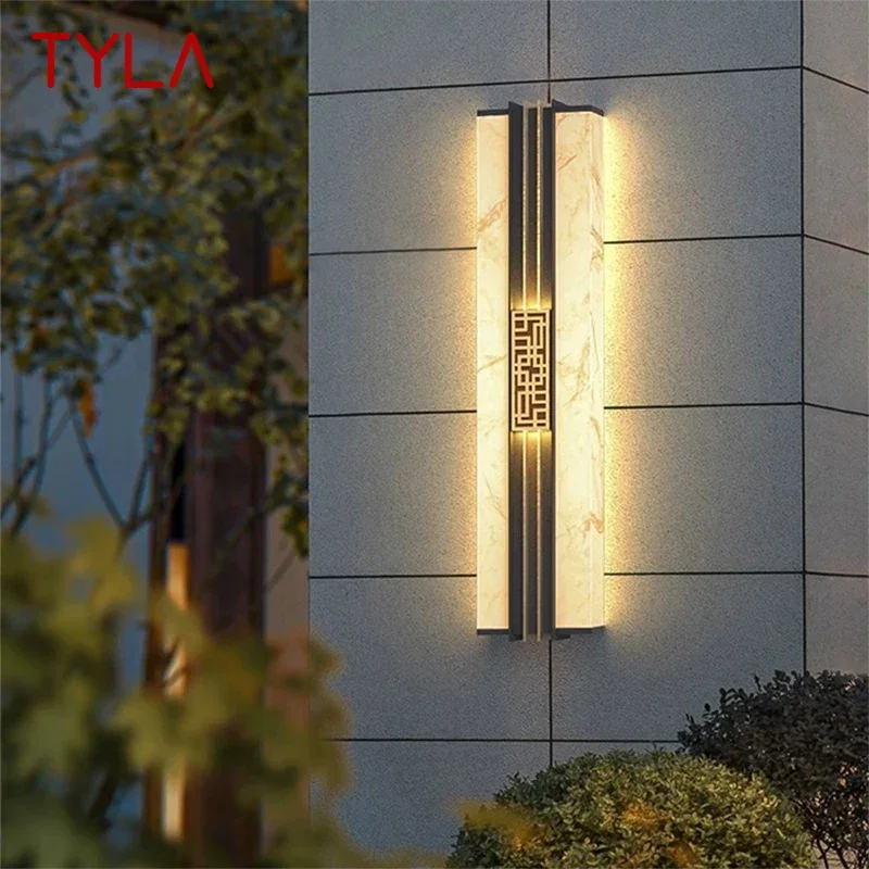 TYLA Contemporary LED Outdoor Wall Lamps Electric Simplicity Waterproof Balcony Hallway Courtyard Villa Gate Hotel