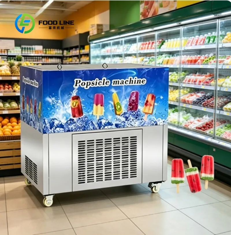 Stainless Steel Popsicle Machine with Large Capacity for Shops, Factories and Frozen Food Processing
