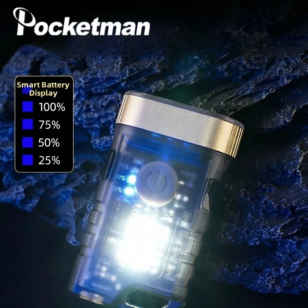 lanterna-led-multifuncional-com-luz-cob-e-365nm-9-modos-de-iluminacao-Ima-na-base-A-prova-d'agua-com-clipe-para-caminhadas-e-atividades-ao-ar-livre
